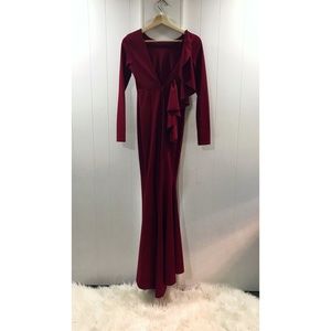 Prom Dress- size small Burgundy red